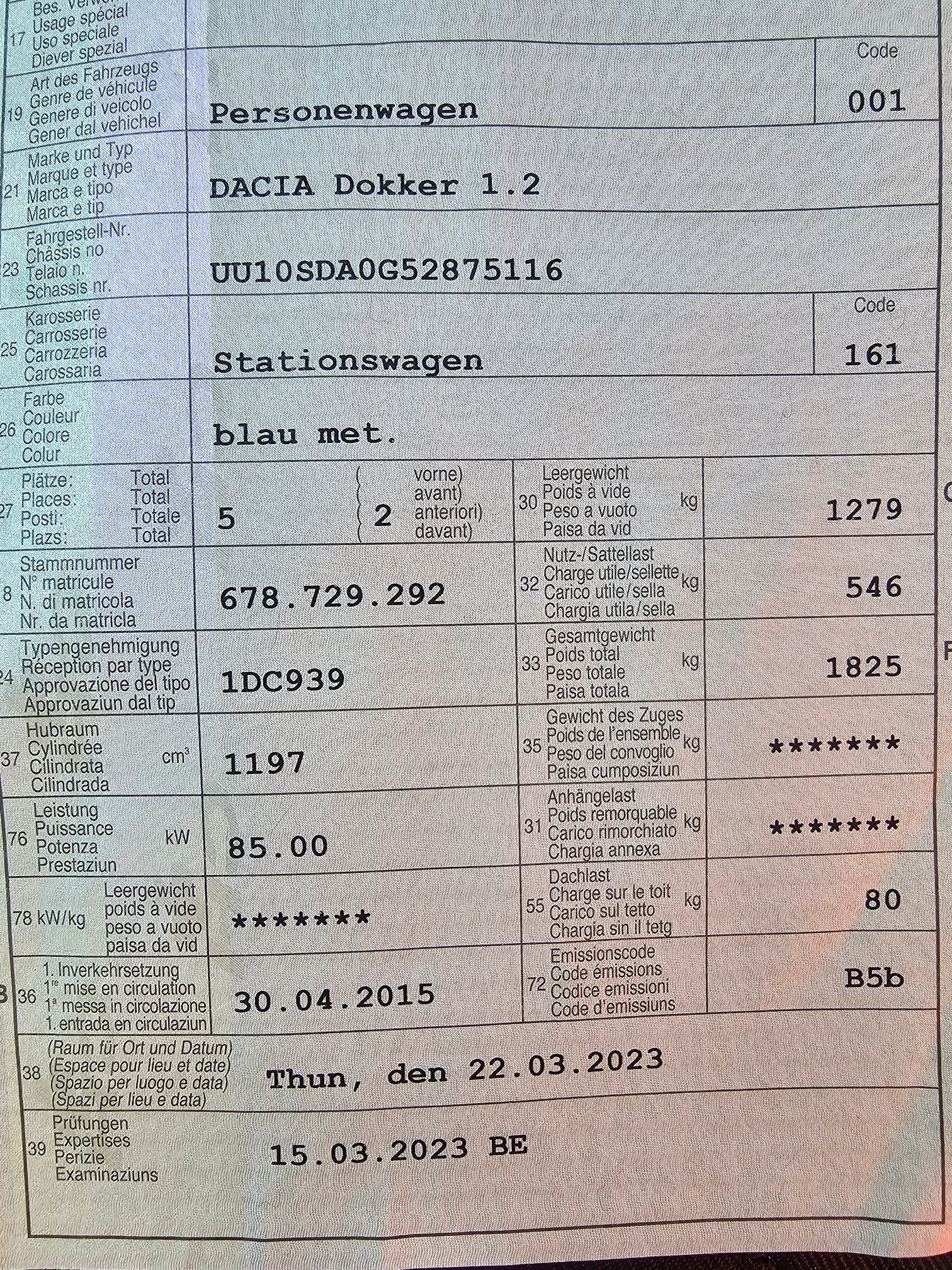 DACIA Dokker 1.2 — zdjęcie 2