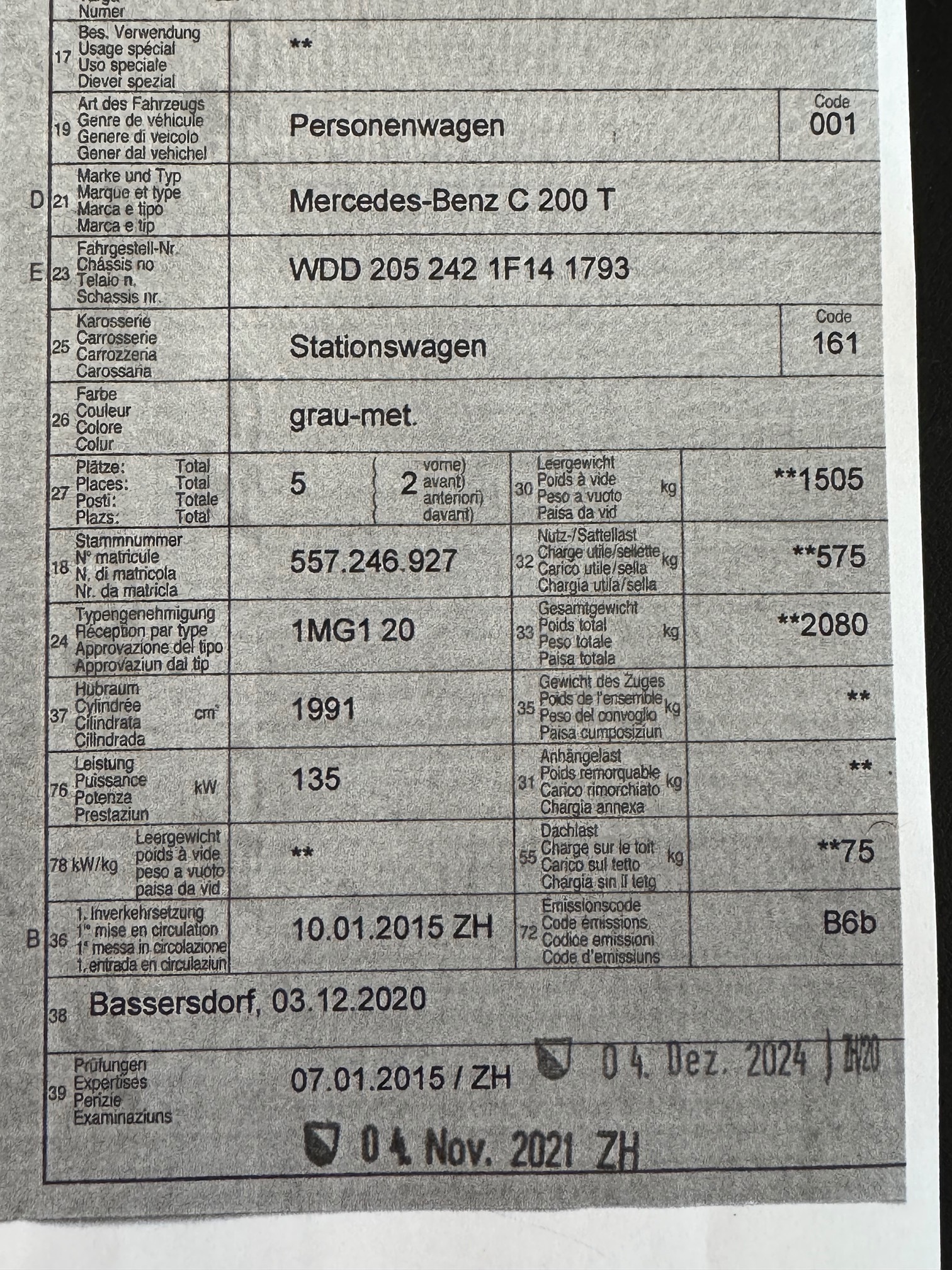 MERCEDES-BENZ C 200 T — zdjęcie 10