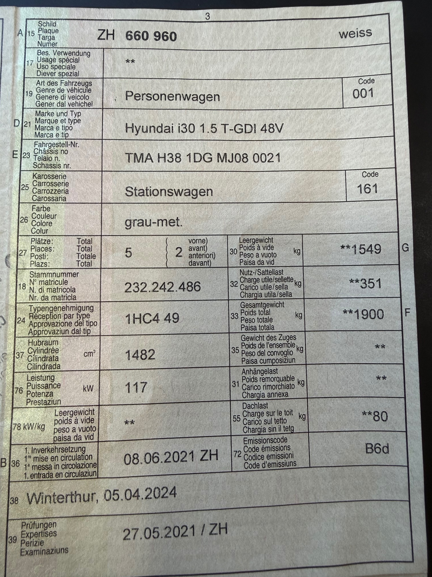 HYUNDAI i30 1.5 T-GDI 48V — zdjęcie 7