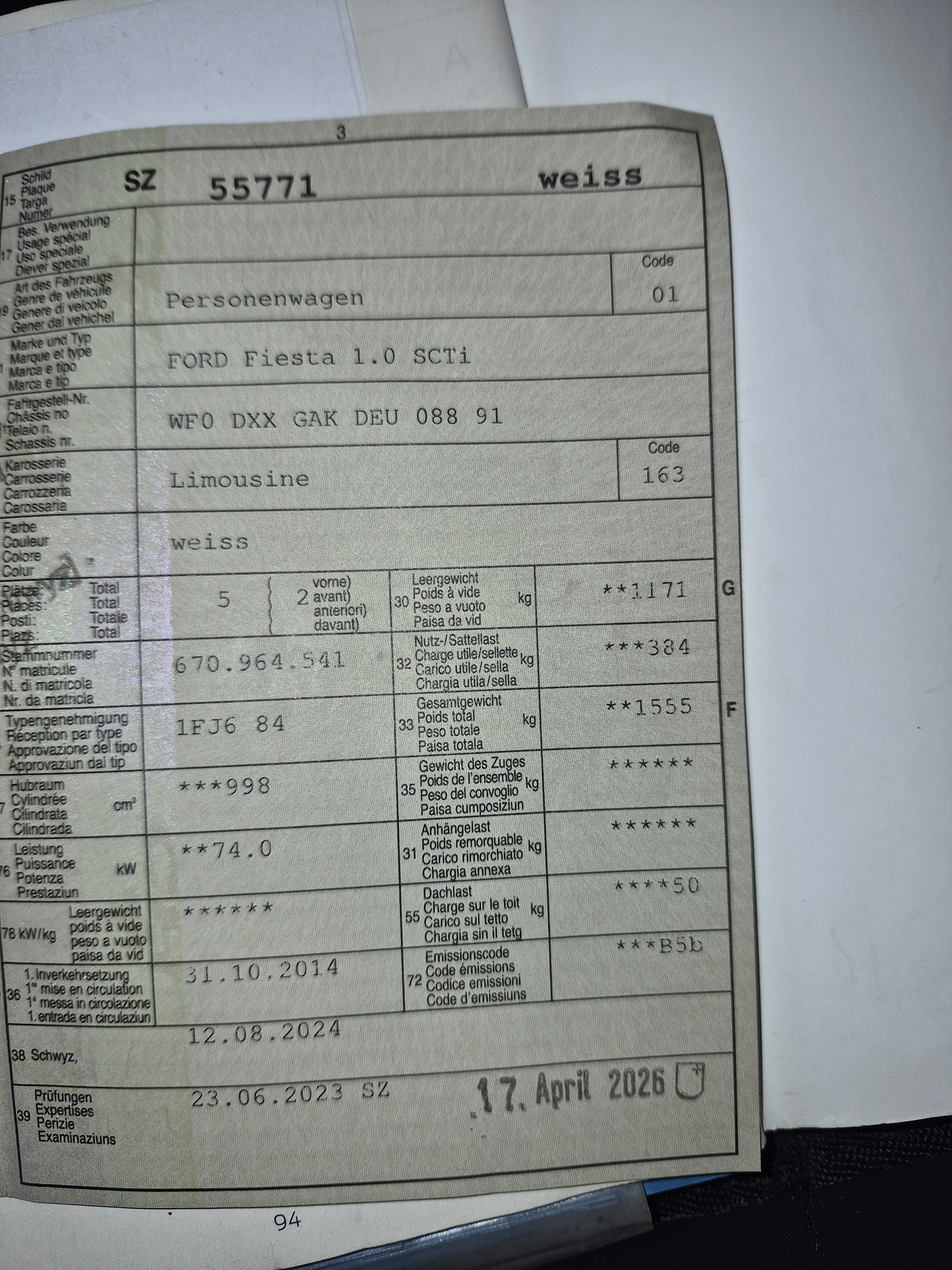 FORD Fiesta 1.0 SCTi — zdjęcie 10