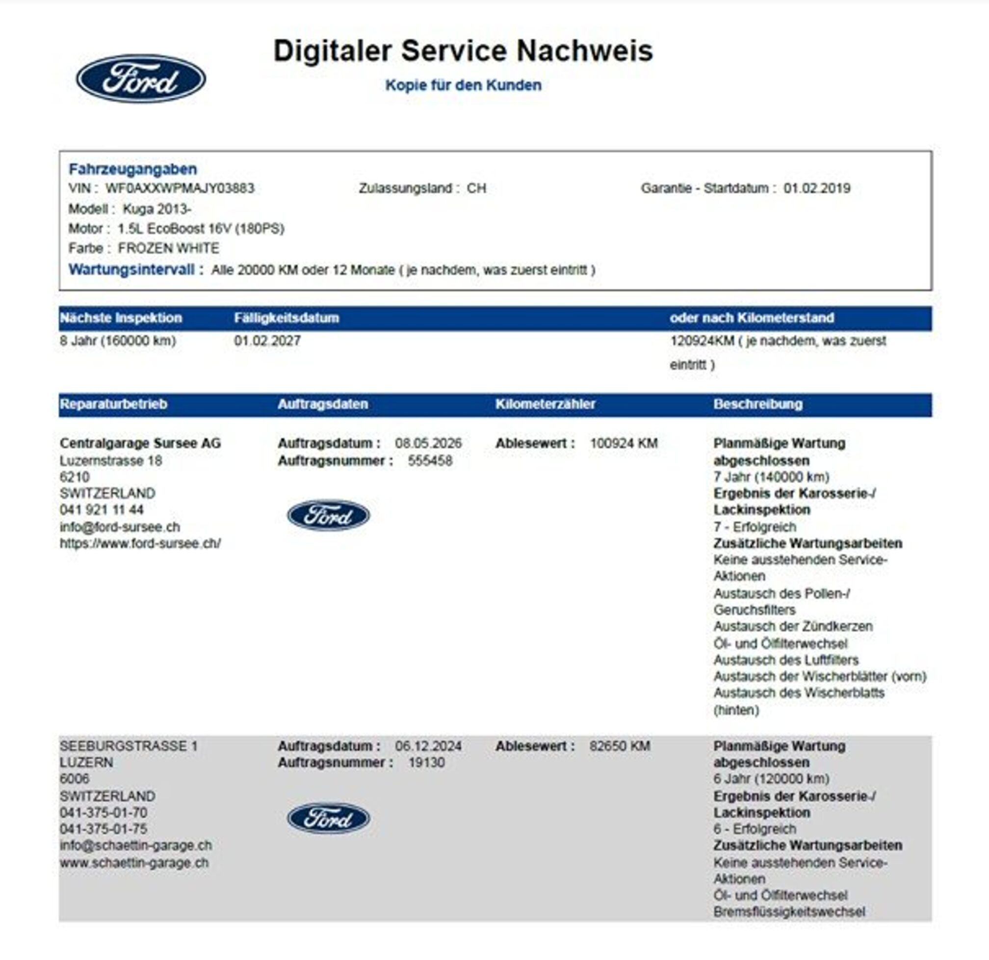 FORD Kuga 1.5i SCTI EcoBoost 182 PS ST-Line 4x4 Automat — zdjęcie 8