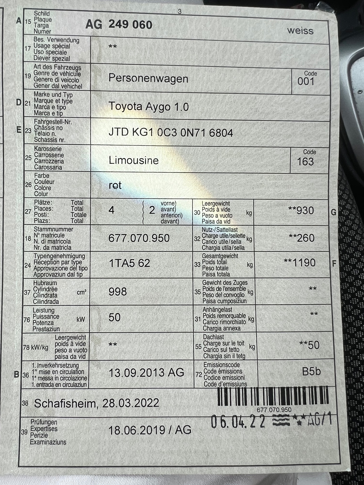 TOYOTA Aygo 1.0 — zdjęcie 13
