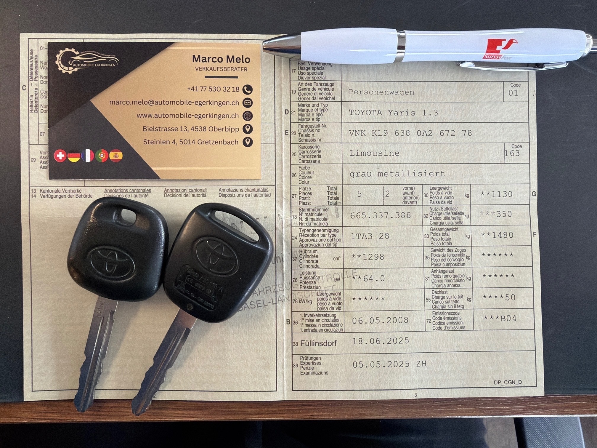 TOYOTA Yaris 1.3 mit MFK — zdjęcie 15