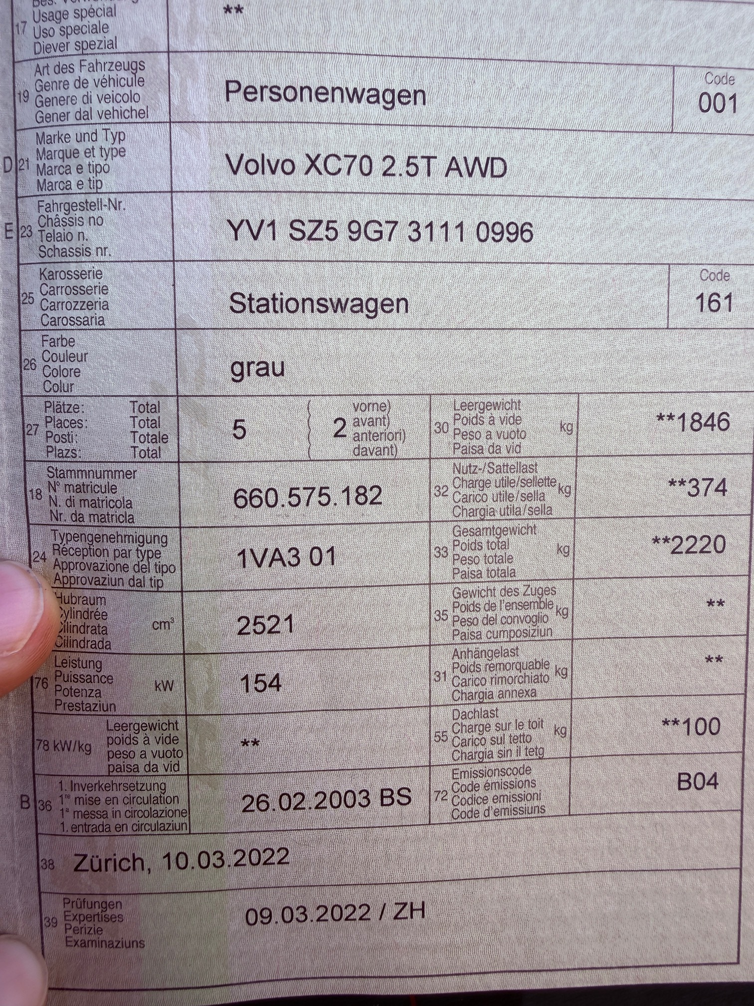 VOLVO XC70 2.5T AWD — zdjęcie 14