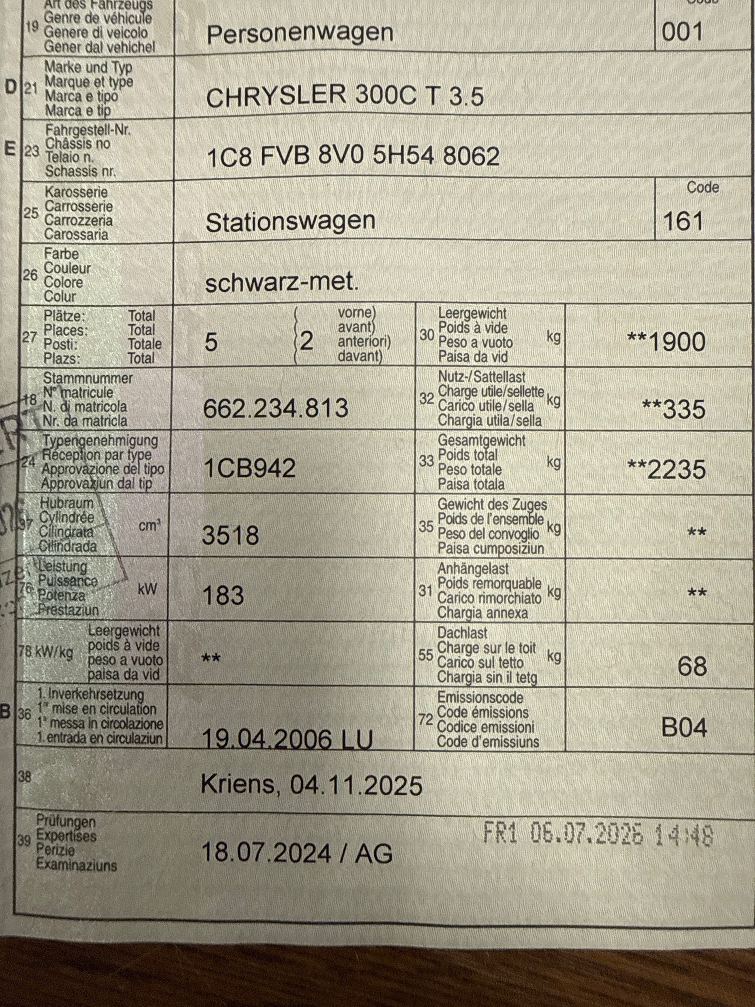 CHRYSLER 300C T 3.5 — zdjęcie 15