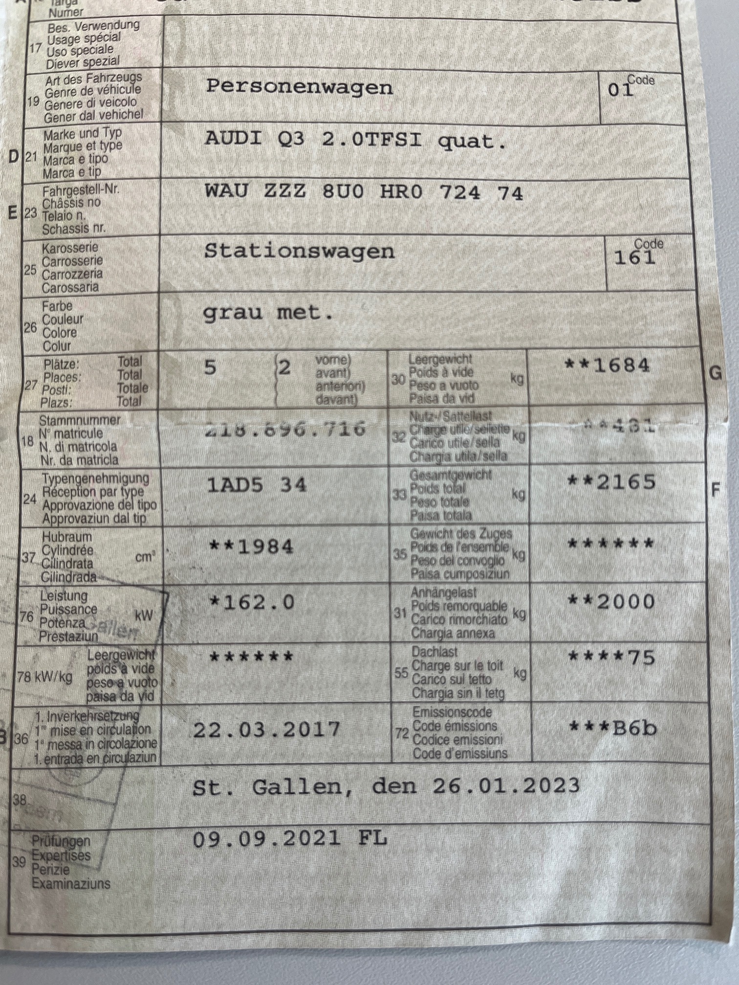 AUDI Q3 2.0TFSI quat. — zdjęcie 11