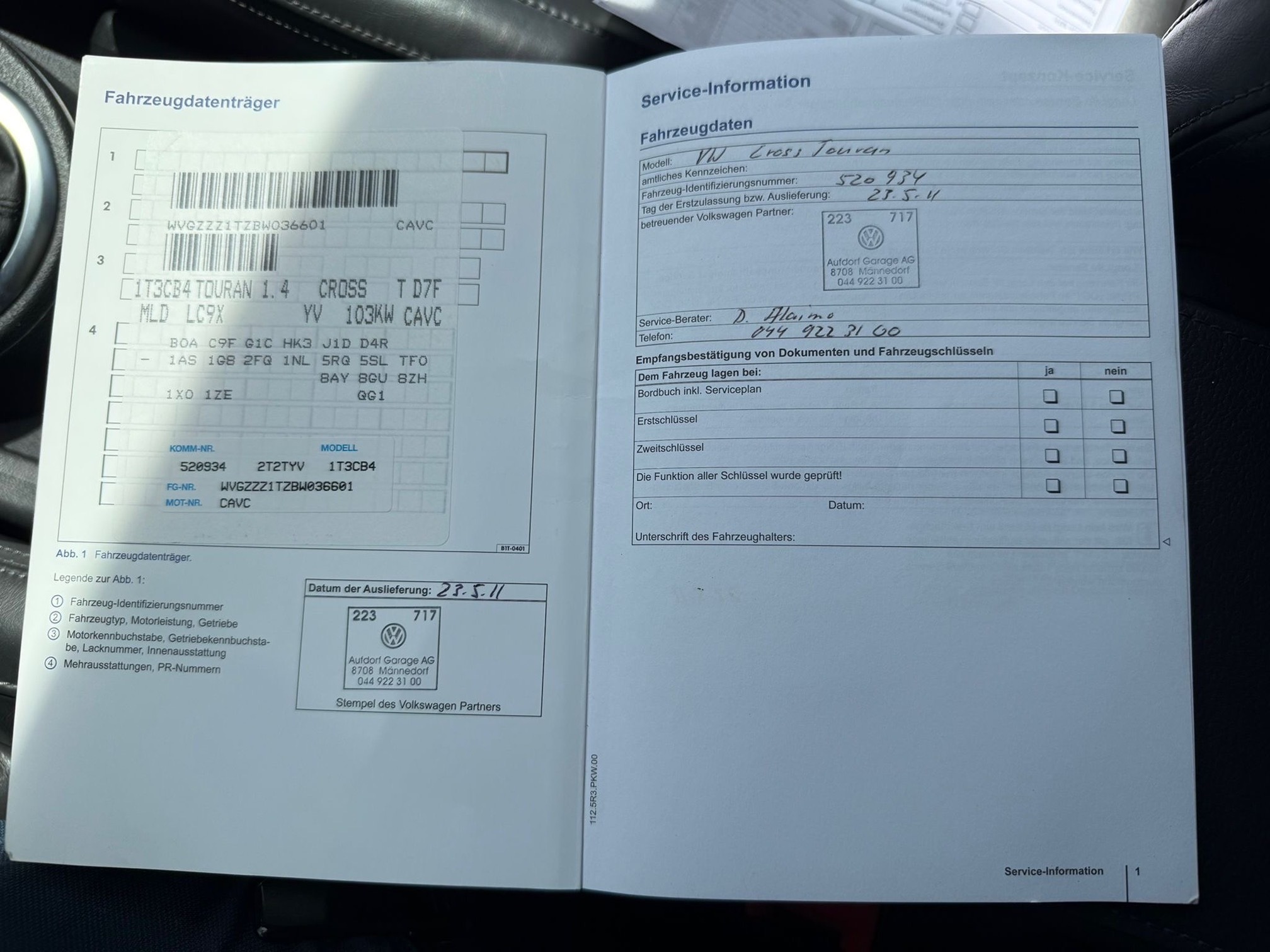 VW CR Touran 1.4TSI — zdjęcie 10