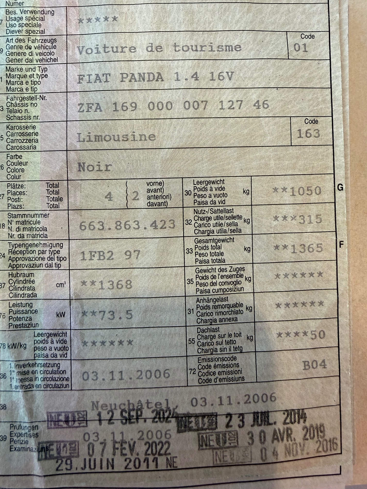 FIAT PANDA 1.4 16V — zdjęcie 14