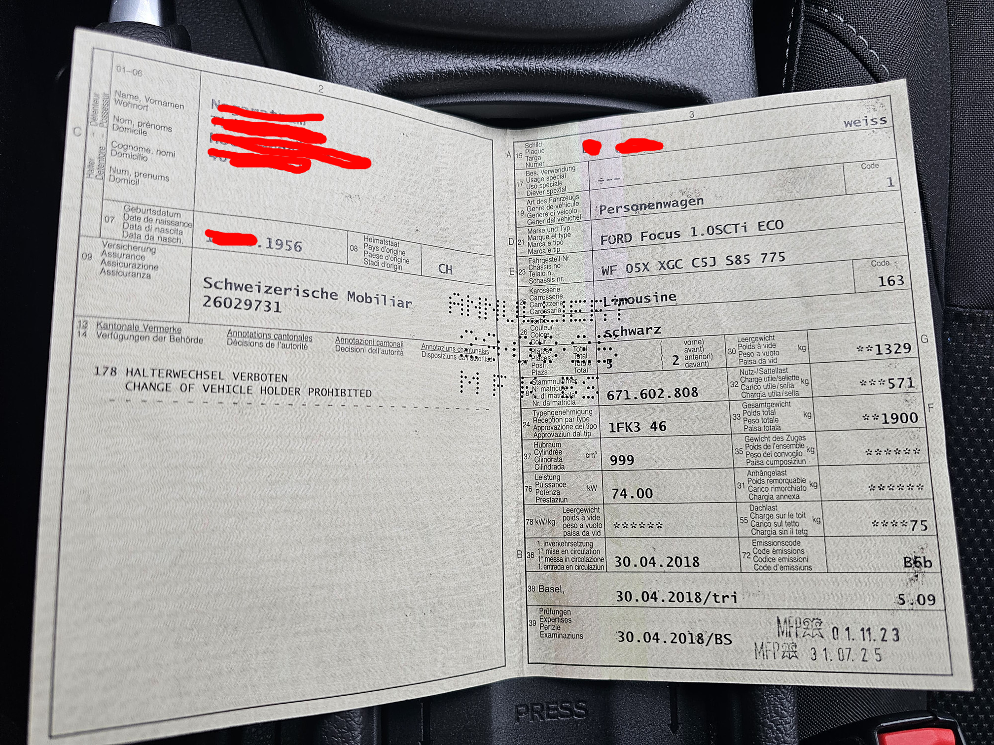 FORD Focus 1.0SCTi ECO — zdjęcie 12