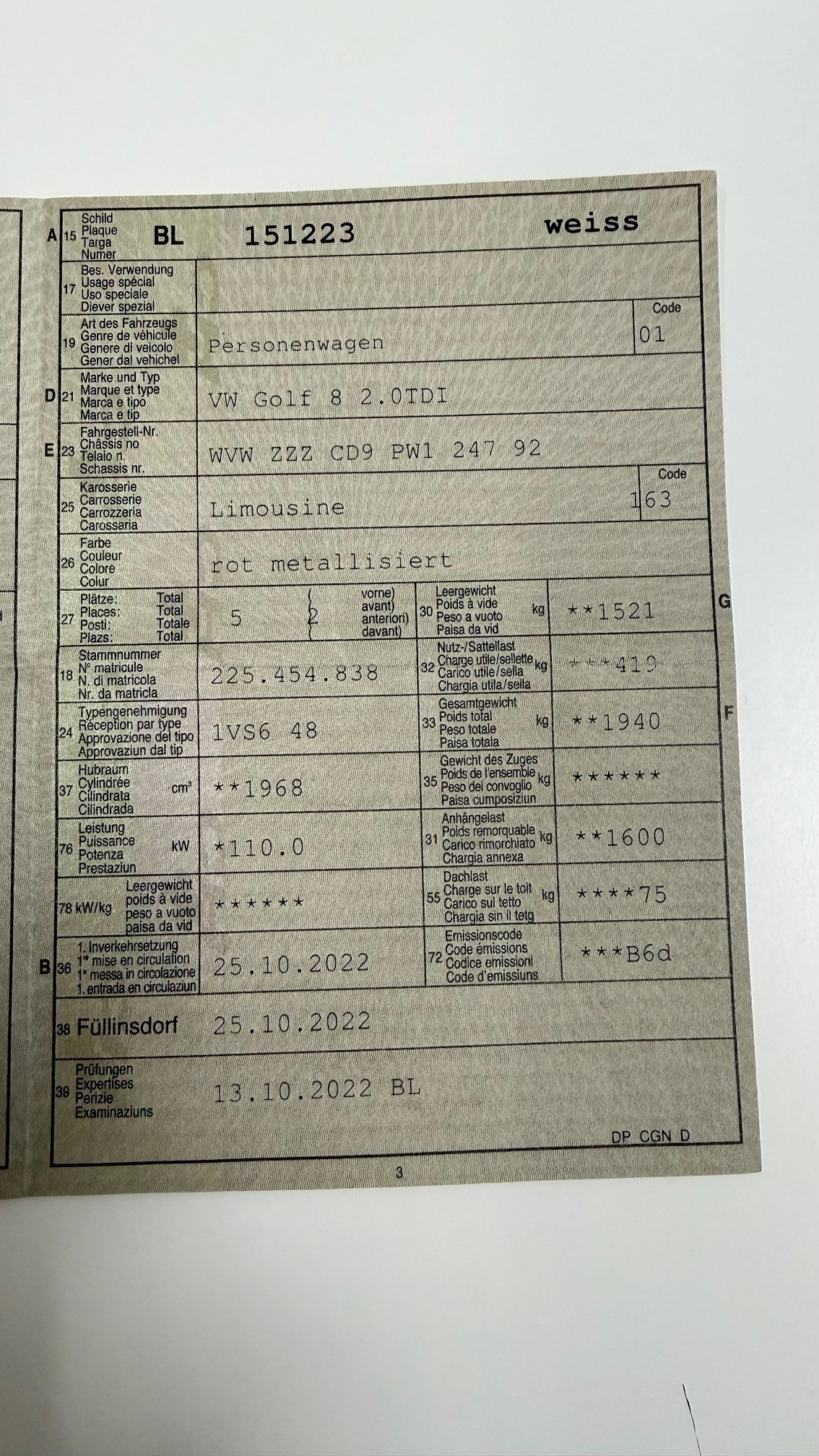 VW Golf 8 2.0TDI — zdjęcie 15
