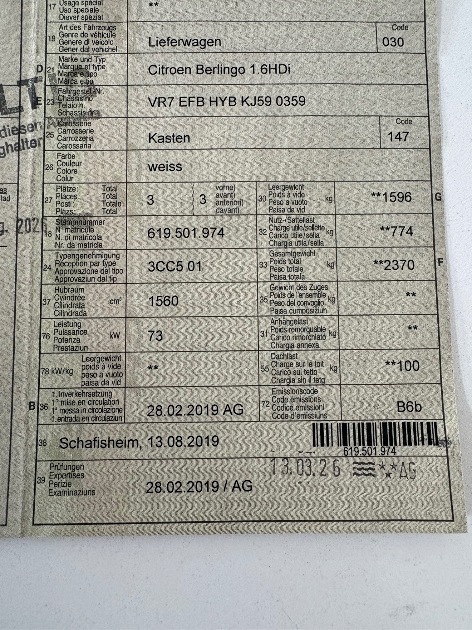 CITROEN Berlingo 1.6HDi — zdjęcie 2
