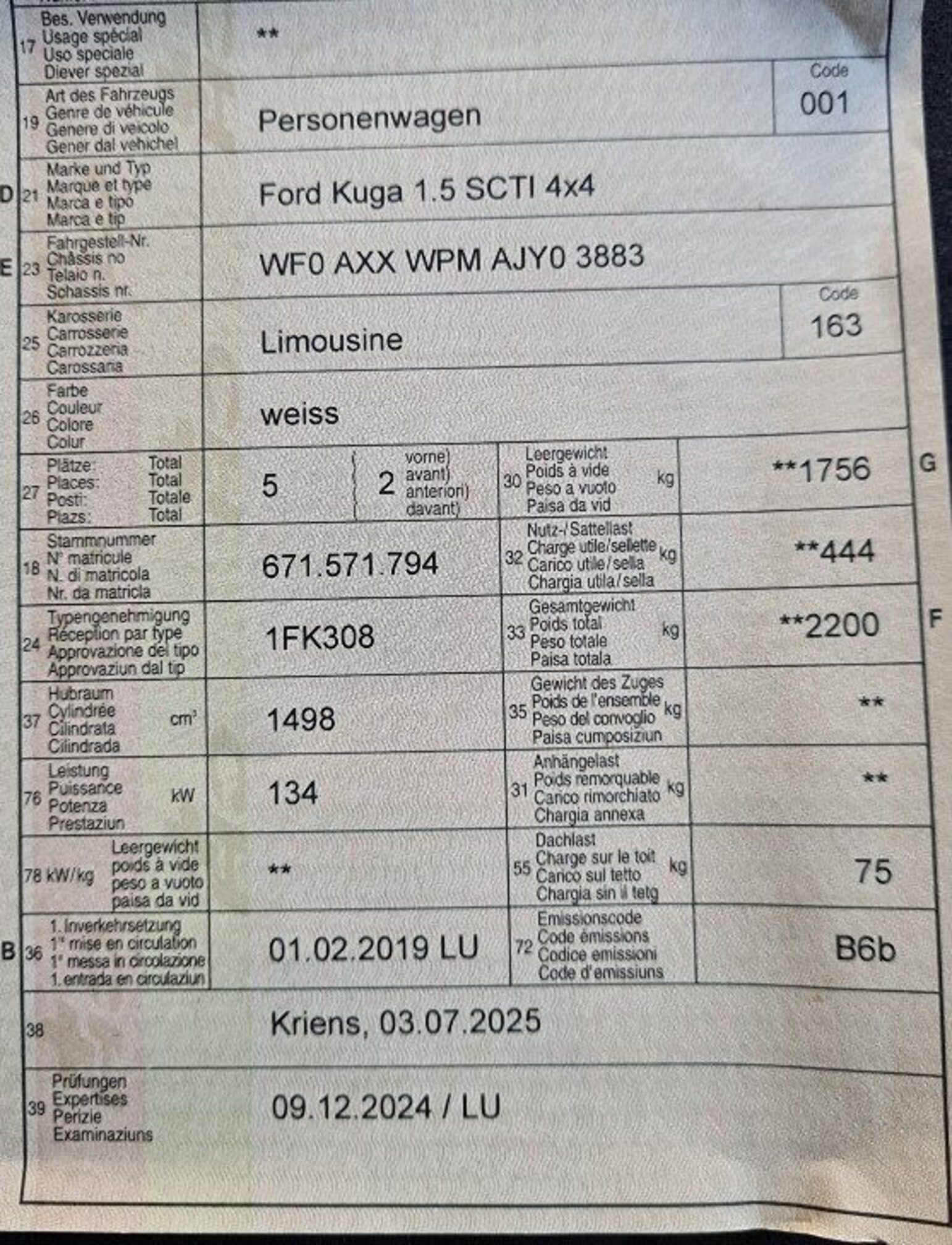 FORD Kuga 1.5i SCTI EcoBoost 182 PS ST-Line 4x4 Automat — zdjęcie 11