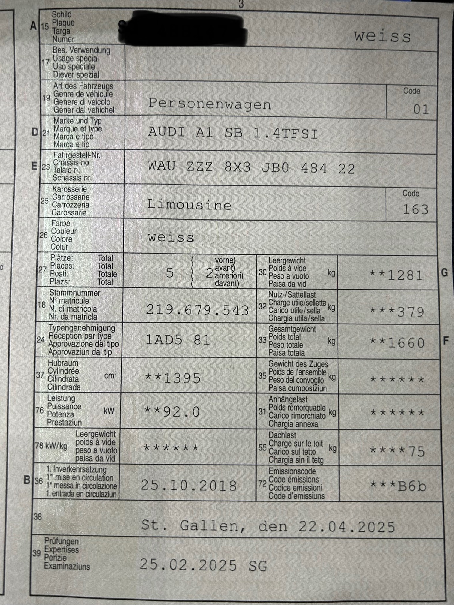 AUDI A1 SB 1.4TFSI — zdjęcie 15