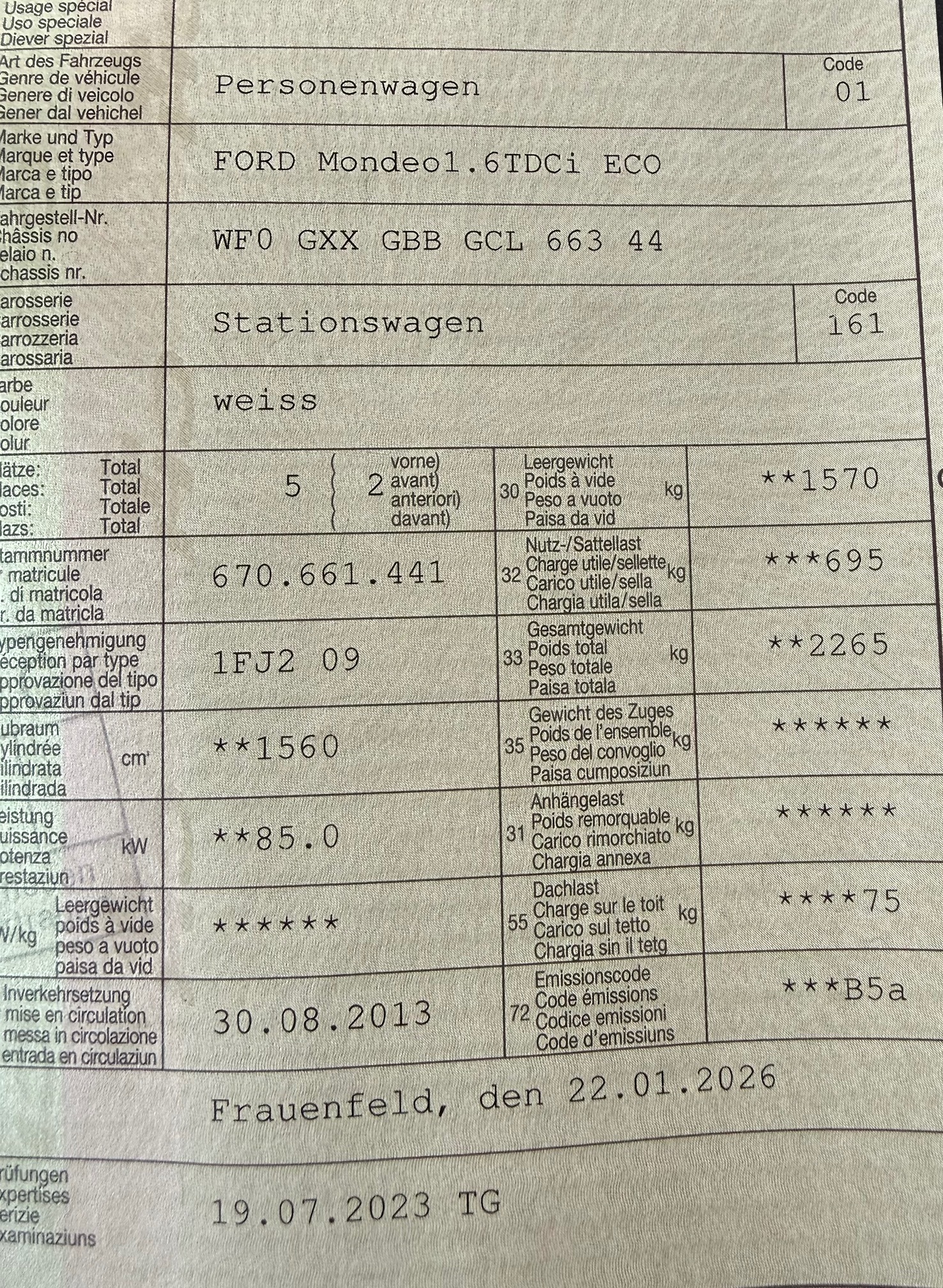 FORD Mondeo1.6TDCi ECO — zdjęcie 15