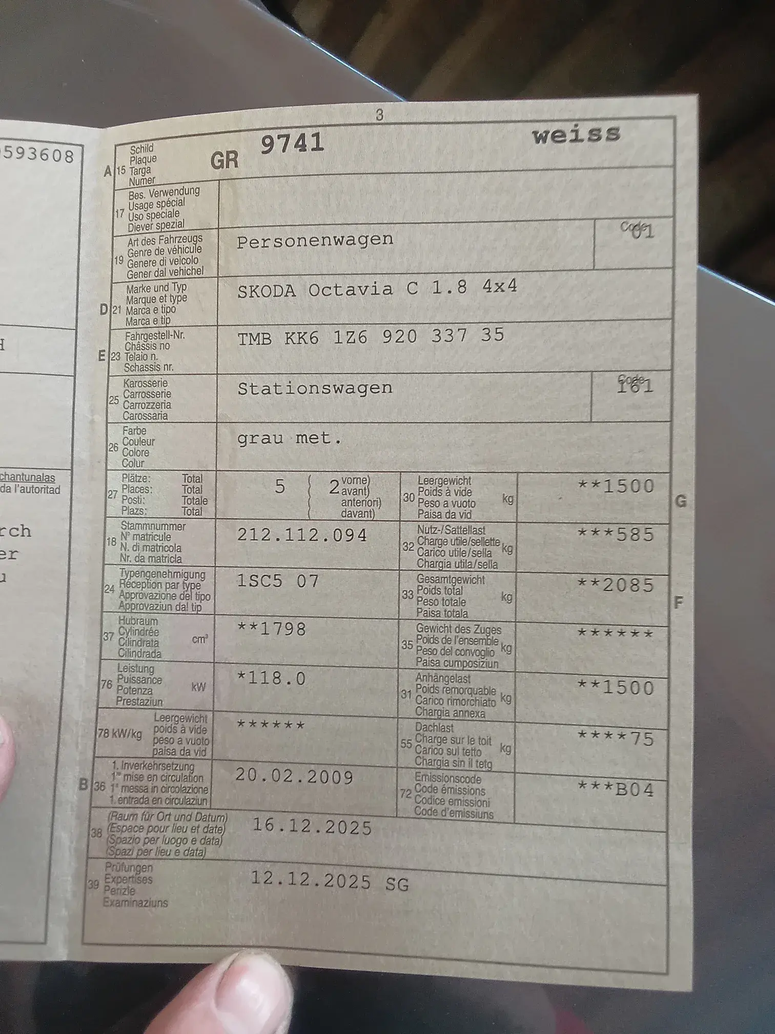 SKODA Octavia C 1.8 4x4 — zdjęcie 14