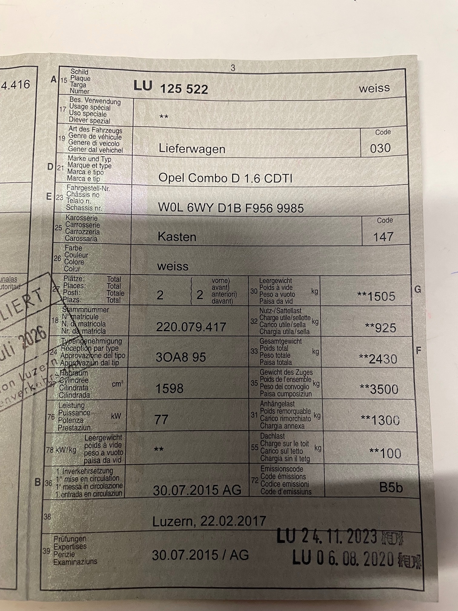 OPEL Combo D 1.6 CDTI — zdjęcie 10