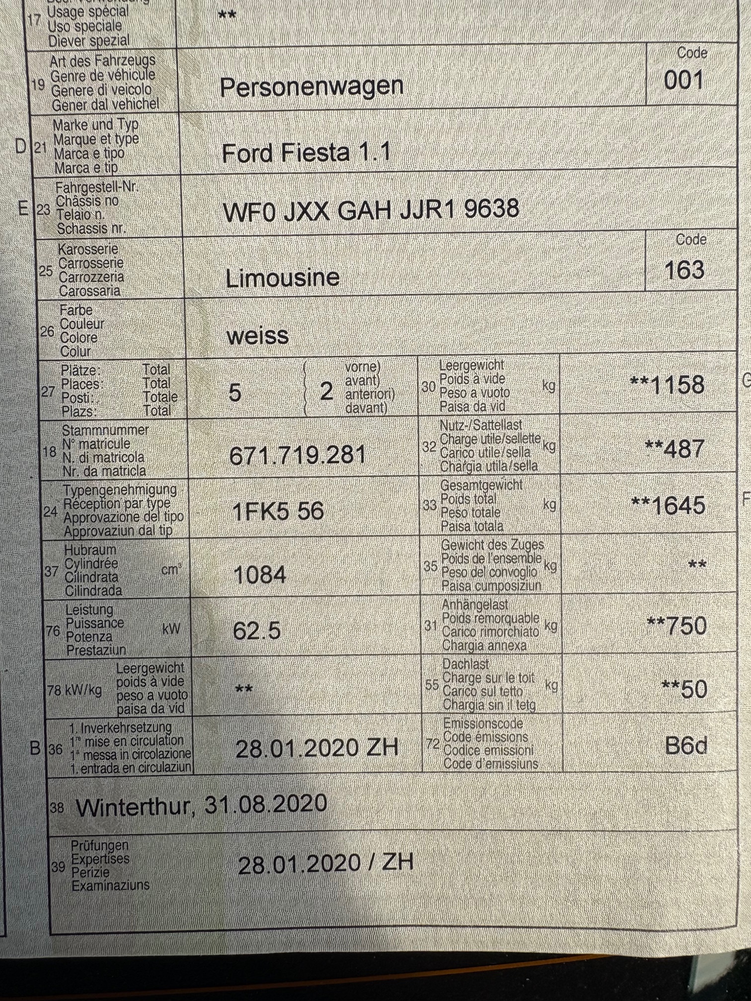 FORD Fiesta 1.1 — zdjęcie 12