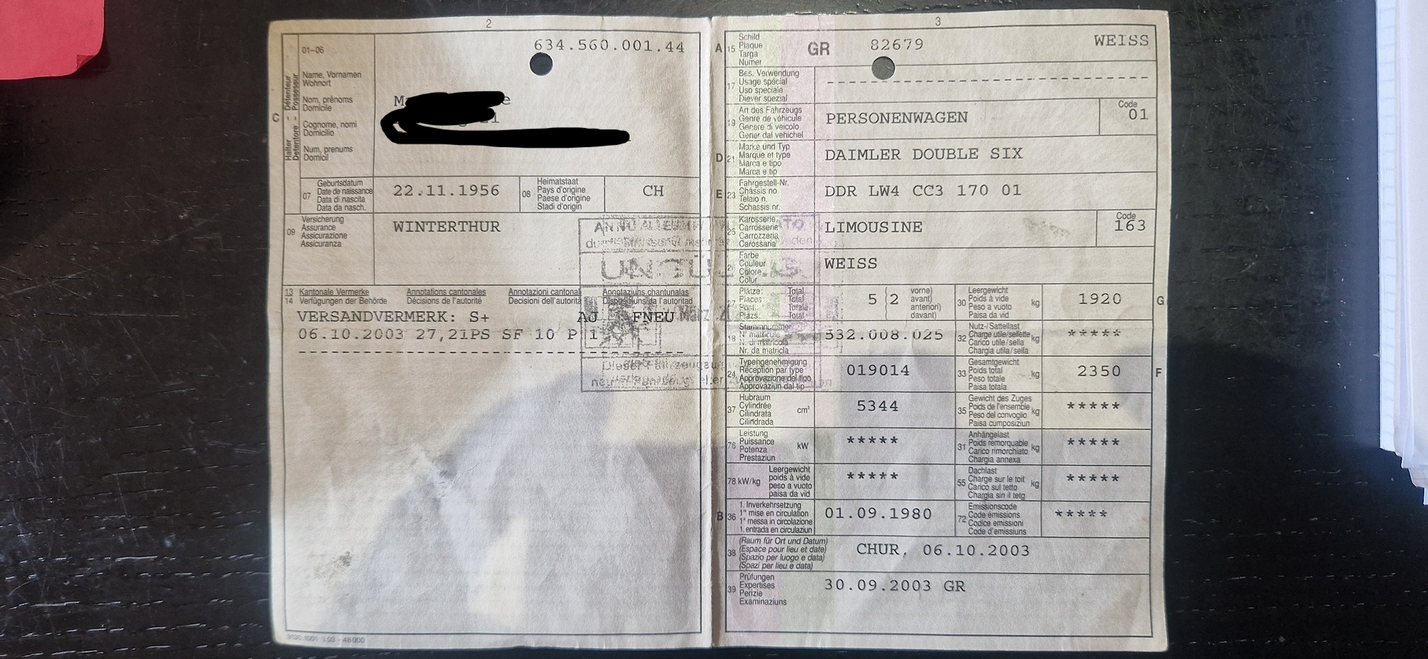 DAIMLER Double SIX Vanden Plass — zdjęcie 9