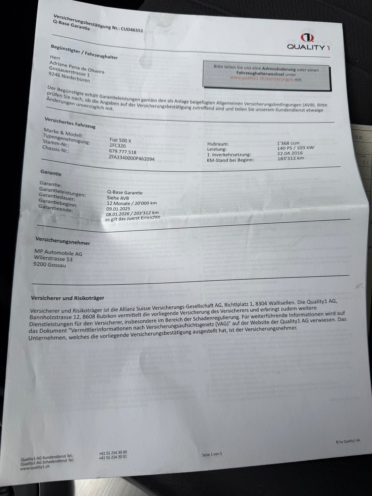 FIAT 500X 1.4 TB — zdjęcie 15