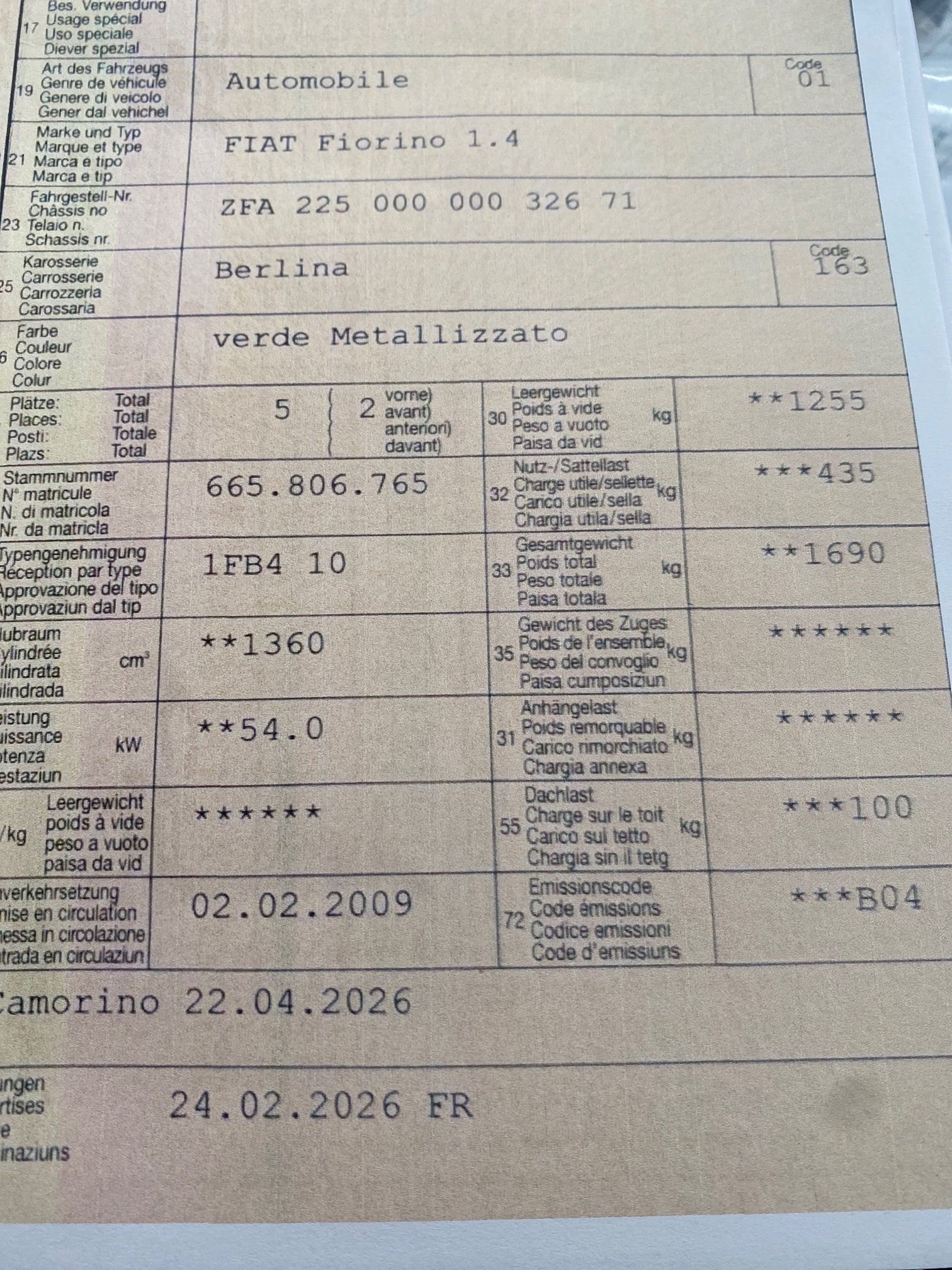 FIAT Fiorino 1.4 — zdjęcie 13