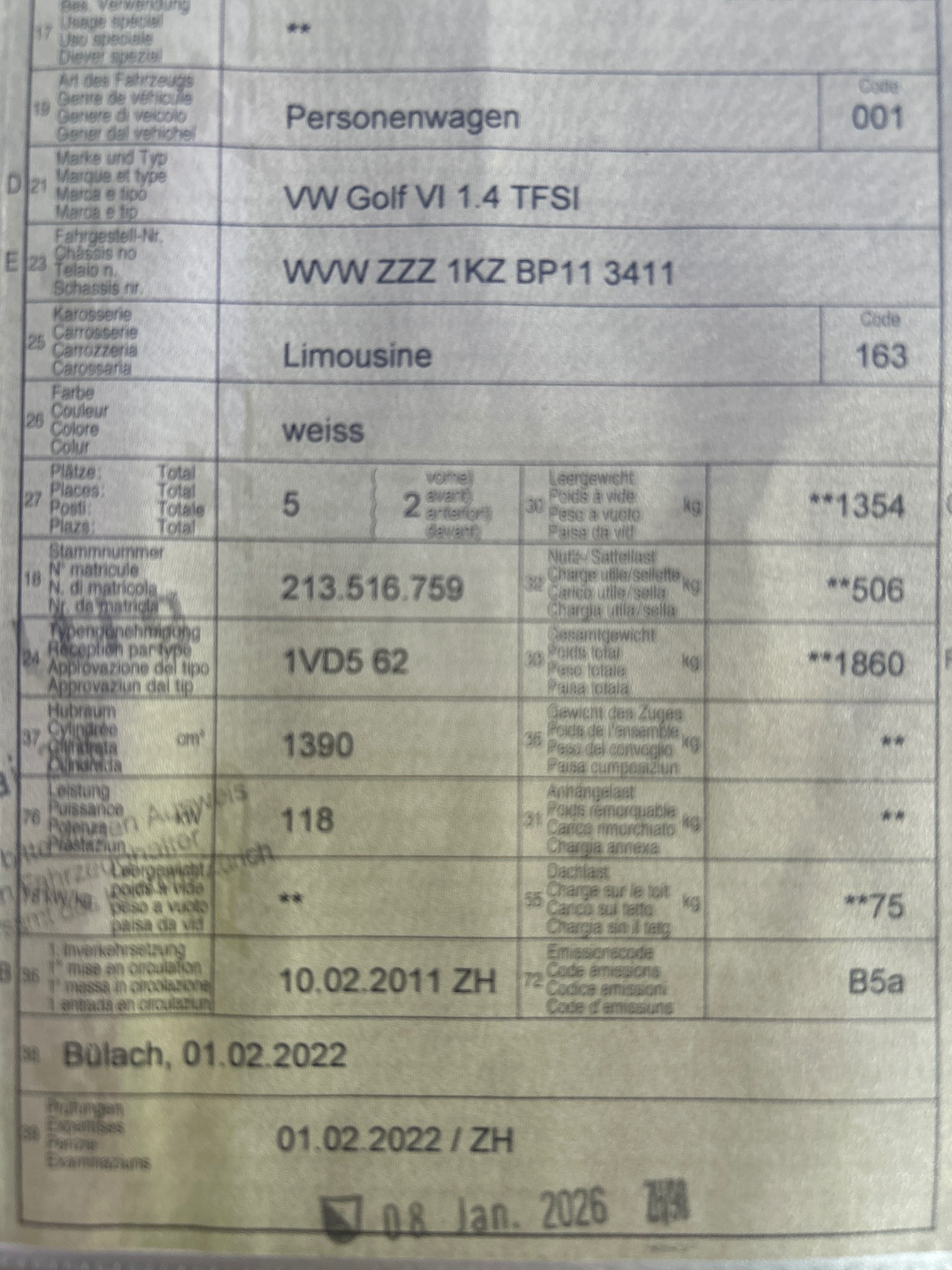 VW Golf VI 1.4 TFSI — zdjęcie 15